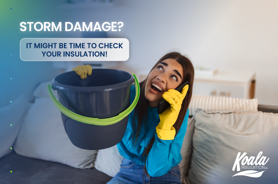 Storm Damage? It might be time to check your insulation!